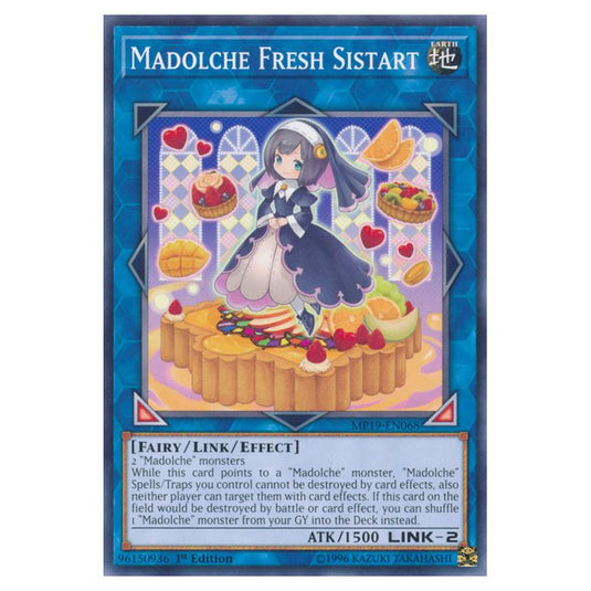 Yu-Gi-Oh! - 2019 Gold Sarcophagus Tin Mega Pack - Madolche Fresh Sistart (Common) MP19-EN068