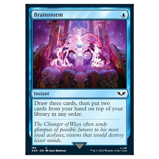 Magic The Gathering - Universes Beyond - Warhammer 40k - Brainstorm - 192/168