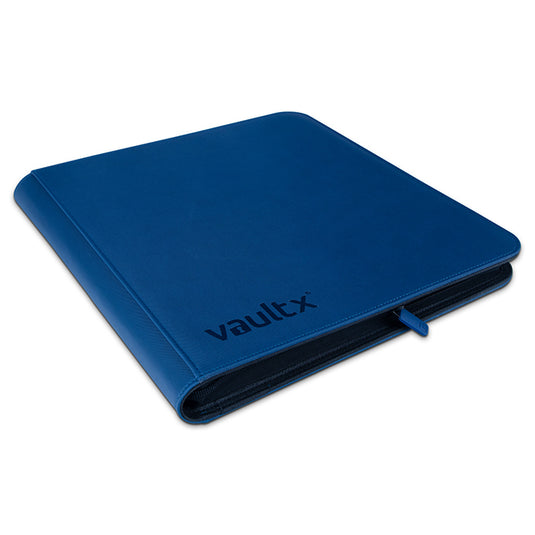 Vault X - 12-Pocket Exo-TecÂ® - Zip Binder - Blue