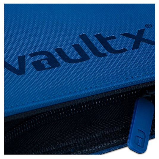 Vault X - 12-Pocket Exo-TecÂ® - Zip Binder - Blue