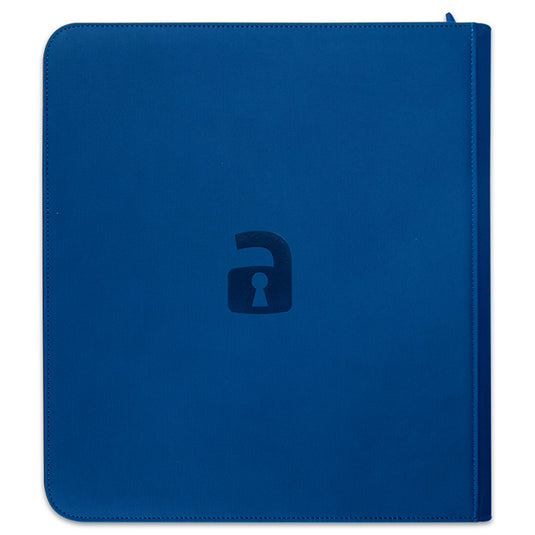 Vault X - 12-Pocket Exo-TecÂ® - Zip Binder - Blue