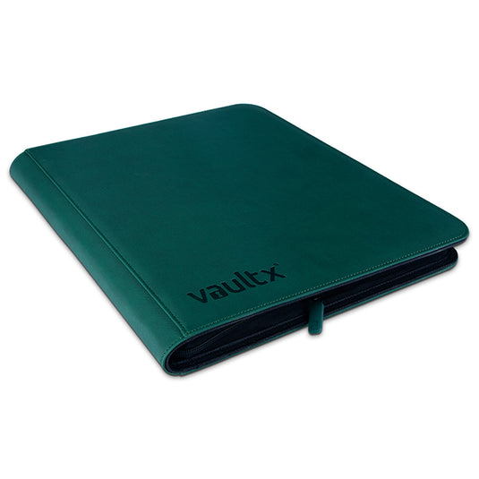 Vault X - 12-Pocket Exo-TecÂ® - Zip Binder - Green