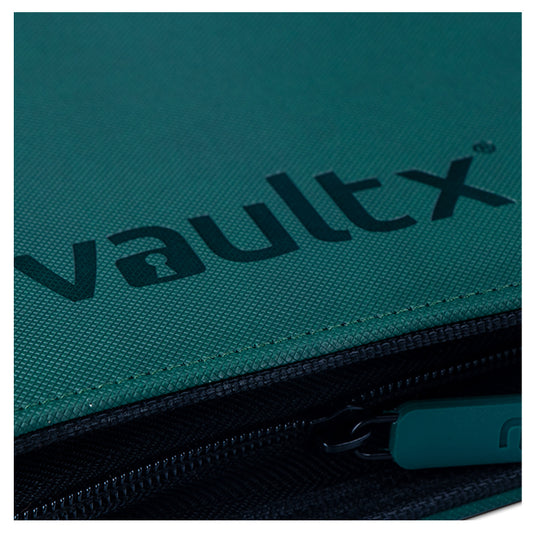 Vault X - 12-Pocket Exo-TecÂ® - Zip Binder - Green