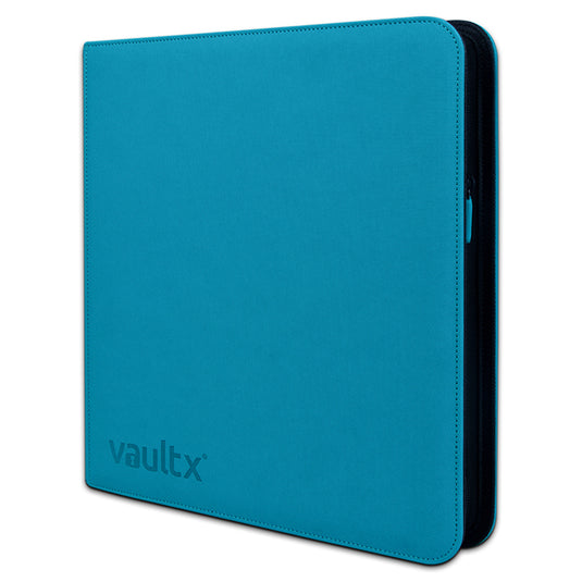 Vault X - 12-Pocket Exo-TecÂ® - Zip Binder - Teal