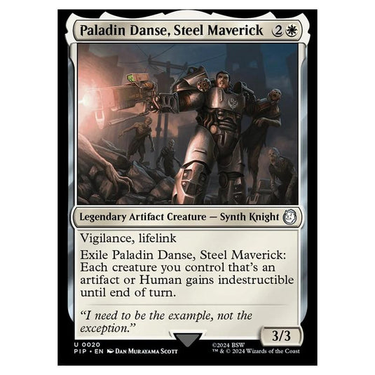 Magic The Gathering - Universes Beyond - Fallout - Paladin Danse, Steel Maverick - 0020