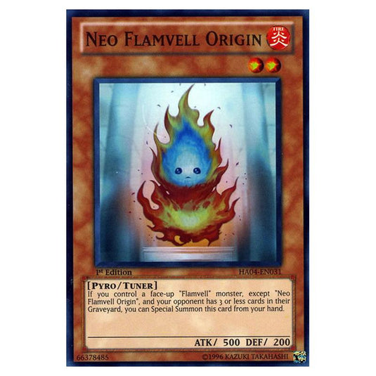Yu-Gi-Oh! - Hidden Arsenal 4 - Trishula's Triumph - Neo Flamvell Origin (Super Rare) HA04-EN031