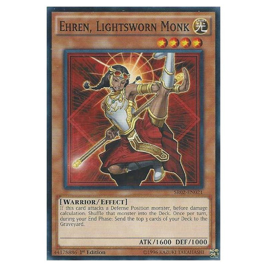 Yu-Gi-Oh! - Rise of the True Dragons Structure Deck - Ehren, Lightsworn Monk (Common) SR02-EN021