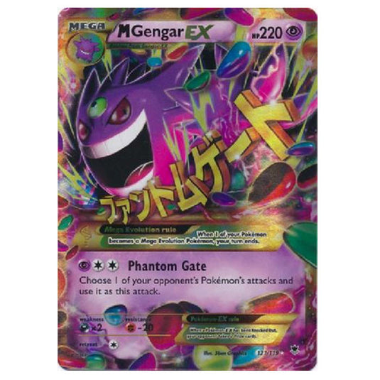 Pokemon - XY Phantom Forces - Mega Gengar EX - 121/119