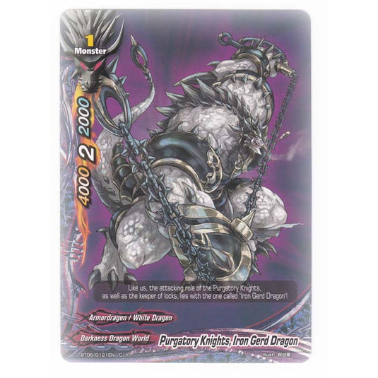 Future Card Buddyfight - Break To The Future - Purgatory Knights Iron Gerd Dragon - 121/135