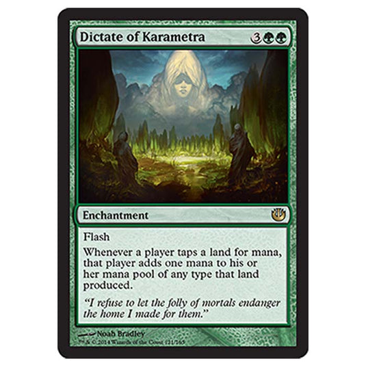 Magic the Gathering - Journey into Nyx - Dictate of Karametra - 121/165