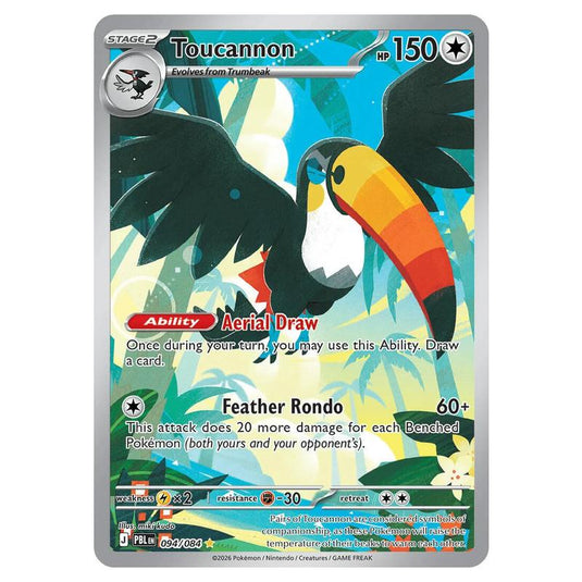 Pokemon - Mega Evolution - Pitch Black - Toucannon - 094/084