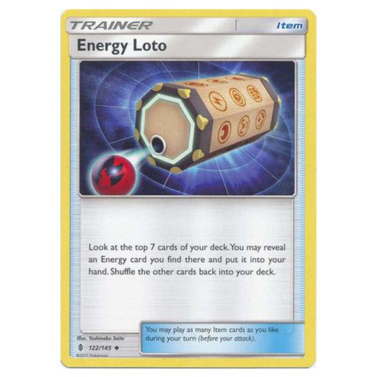 Pokemon - Sun & Moon - Guardians Rising - Energy Loto - 122/145