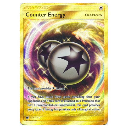 Pokemon - Sun & Moon - Crimson Invasion - Counter Energy (Secret Rare) - 122/111