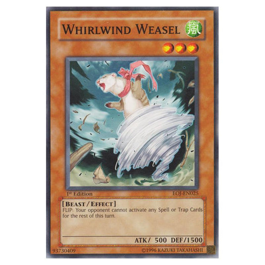 Yu-Gi-Oh! - Enemy of Justice - Whirlwind Weasel (Common) EOJ-EN025