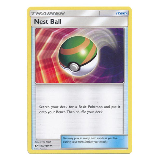 Pokemon - Sun & Moon - Base Set - Nest Ball - 123/149