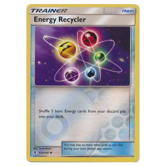 Pokemon - Sun & Moon - Guardians Rising - (Reverse Holo) - Energy Recycler - 123/145