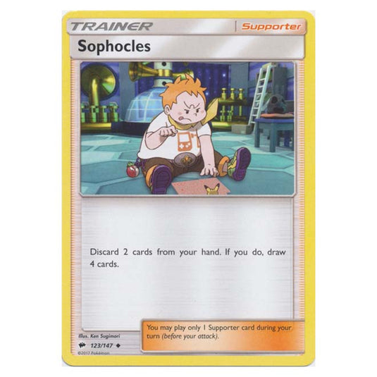 Pokemon - Sun & Moon - Burning Shadows - Sophocles - 123/147