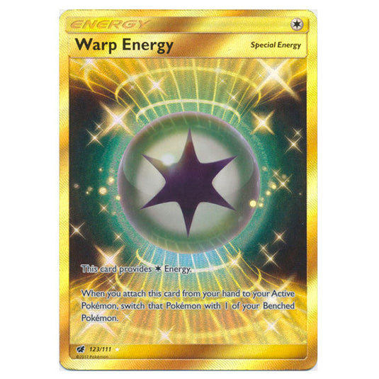 Pokemon - Sun & Moon - Crimson Invasion - Warp Energy (Secret Rare) - Pokemon - Sun & Moon - Crimson Invasion - Warp Energy (Secret Rare) -