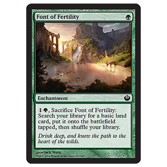 Magic the Gathering - Journey into Nyx - Font of Fertility - 123/165