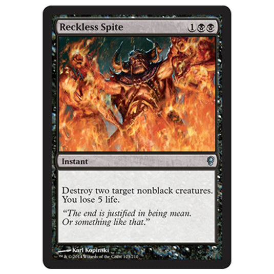 Magic the Gathering - Conspiracy - Reckless Spite - 123/210