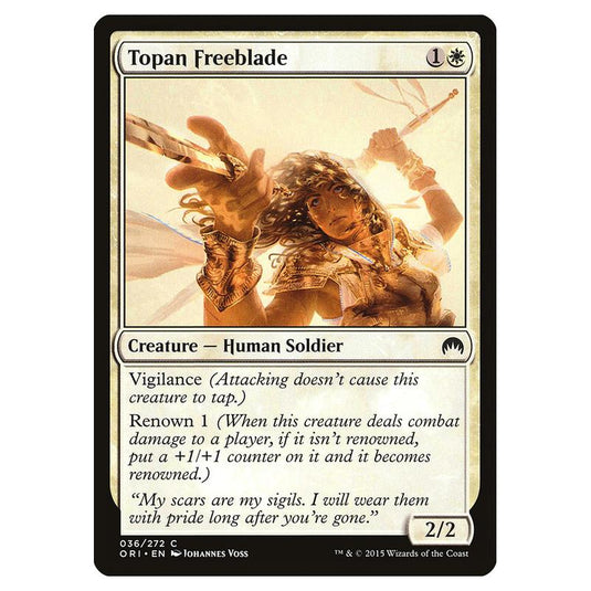Magic The Gathering - Magic Origins - Topan Freeblade - 36/272