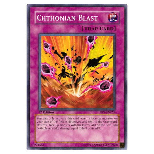 Yu-Gi-Oh! - Duelist Pack - Chazz Princeton - Chthonian Blast (Common) DP2-EN028