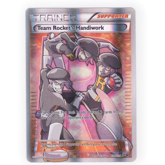 Pokemon - XY - Fates Collide - Team Rocket's Handiwork - Full Art - 124/124