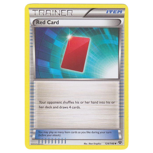 Pokemon - XY Base Set - Red Card - 124/146