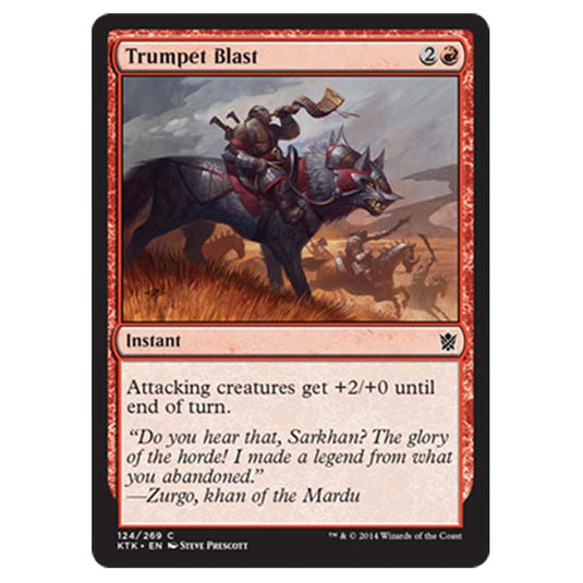 Magic the Gathering - Khans Of Tarkir - Trumpet Blast - 124/269