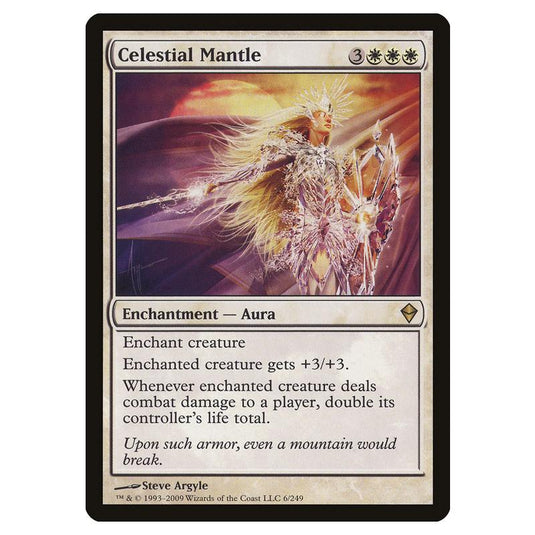 Magic The Gathering - Zendikar - Celestial Mantle - 6/249