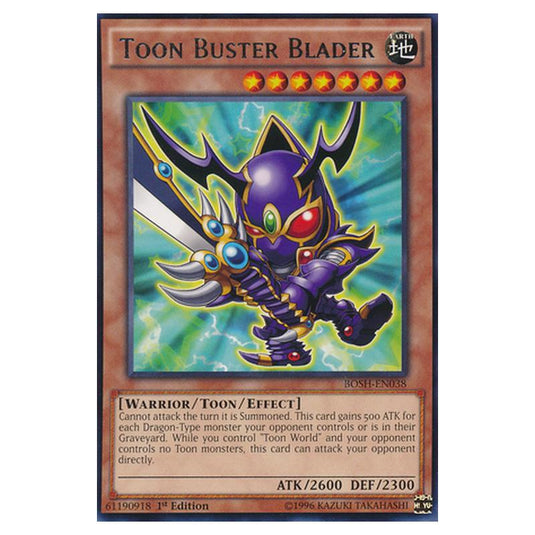 Yu-Gi-Oh! - Breakers of Shadow - Toon Buster Blader (Rare) BOSH-EN038