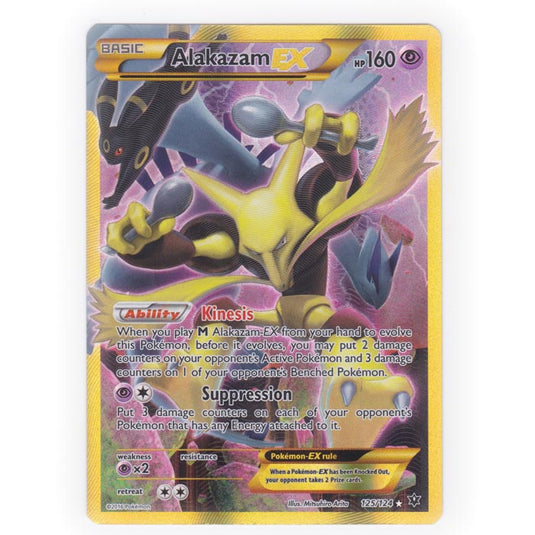 Pokemon - XY - Fates Collide - Alakazam EX - Full Art (Secret Rare) - 125/124