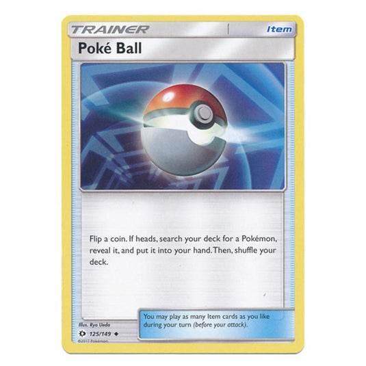 Pokemon - Sun & Moon - Base Set - Poke Ball - 125/149