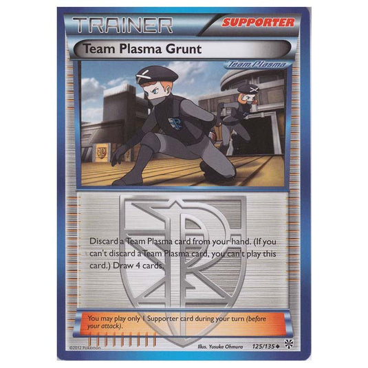 Pokemon - Black & White - Plasma Storm - Team Plasma Grunt - 125/135