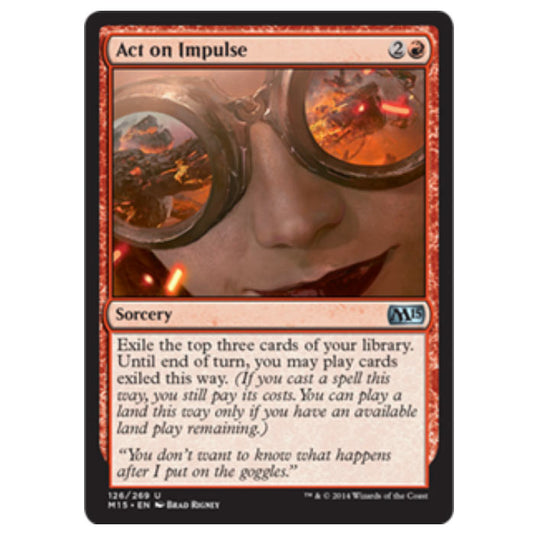 Magic the Gathering - M15 Core Set - Act on Impulse - 126/269