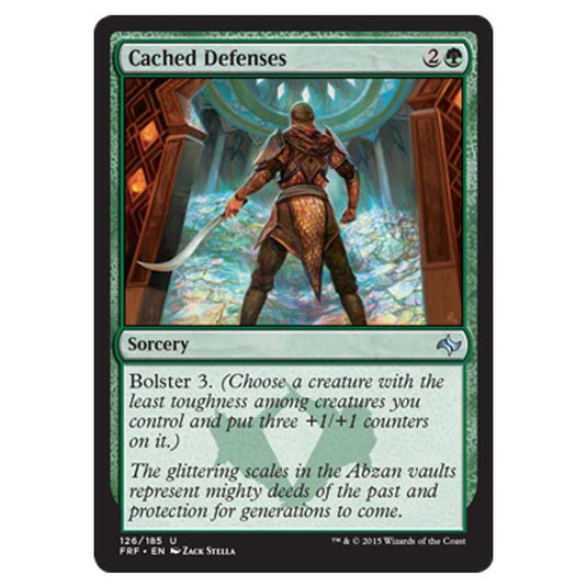 Magic the Gathering - Fate Reforged - Cached Defenses - 126/185