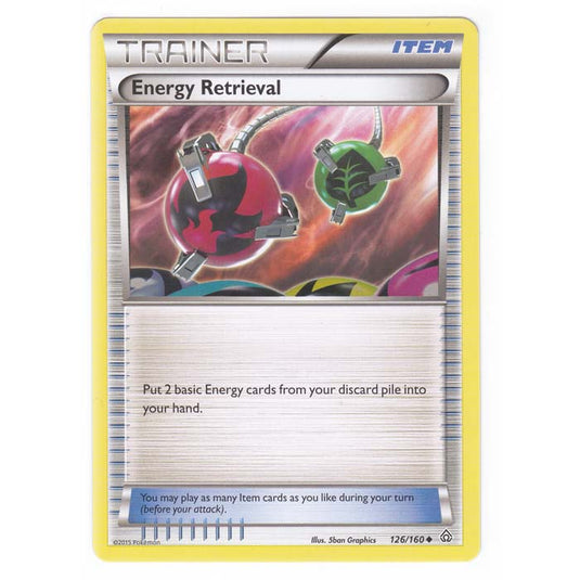 Pokemon - XY Primal Clash - Energy Retrieval - 126/160