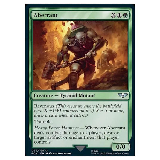 Magic The Gathering - Universes Beyond - Warhammer 40k - Aberrant - 086/168