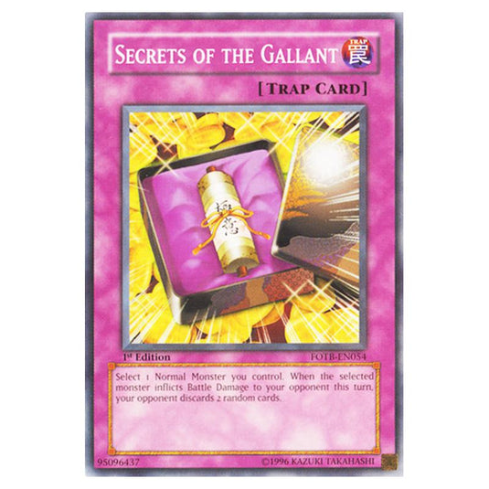 Yu-Gi-Oh! - Force of the Breaker - Secrets of the Gallant (Common) FOTB-EN054