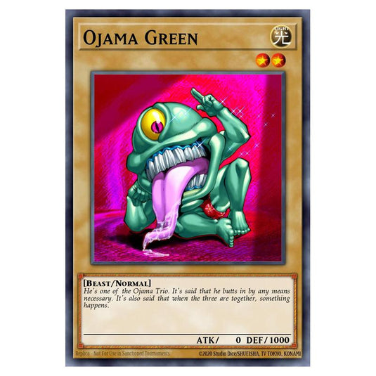 Yu-Gi-Oh! - Speed Duel GX - Duel Academy Box - Ojama Green (Common) SGX1-ENC02