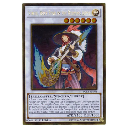 Yu-Gi-Oh! - Premium Gold - Infinite Gold - Virgil, Rock Star of the Burning Abyss (Gold Rare) PGL3-EN061