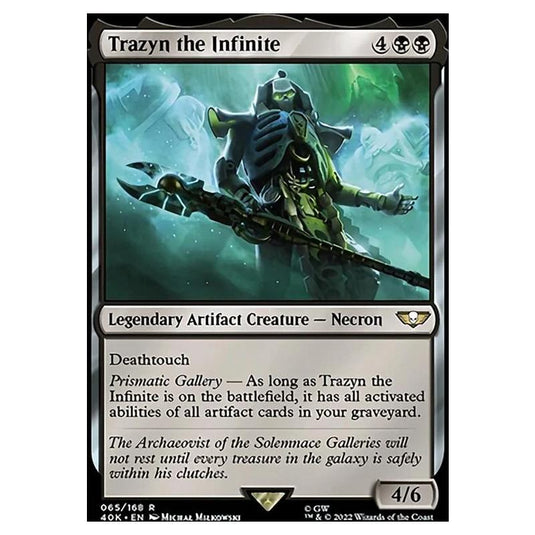 Magic The Gathering - Universes Beyond - Warhammer 40k - Trazyn the Infinite - 065/168