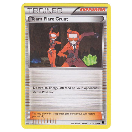 Pokemon - XY Base Set - Team Flare Grunt - 129/146