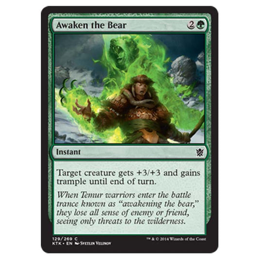 Magic the Gathering - Khans Of Tarkir - Awaken the Bear - 129/269