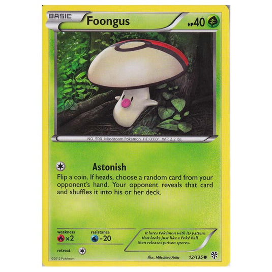 Pokemon - Black & White - Plasma Storm - Foongus - 012/135