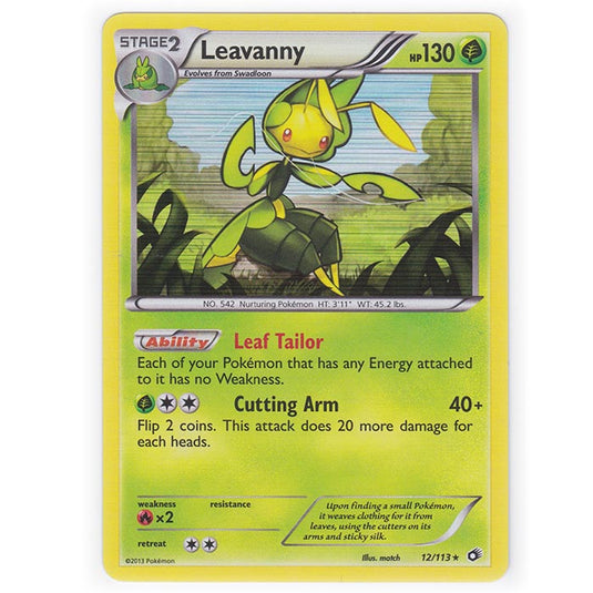 Pokemon - Black & White - Legendary Treasures - Leavanny - 12/113