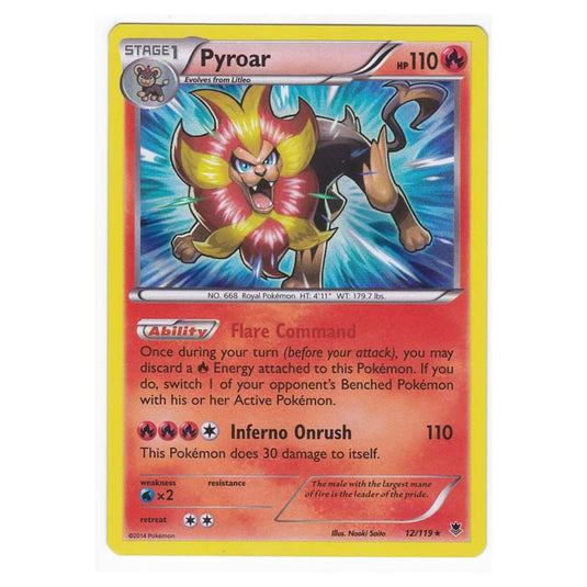 Pokemon - XY Phantom Forces - Pyroar - 12/119