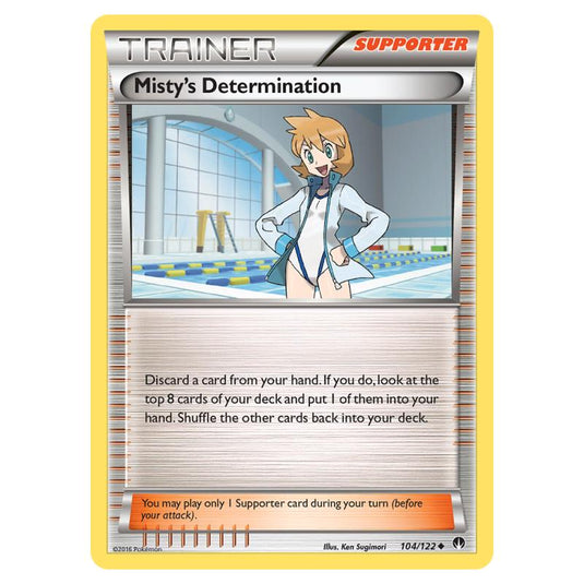 Pokemon - XY - Breakpoint - Misty\'s Determination - 104/122 (Reverse Holo)
