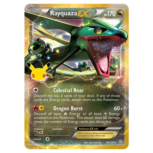 Pokemon - 30th Celebration - Rayquaza EX - 85/124