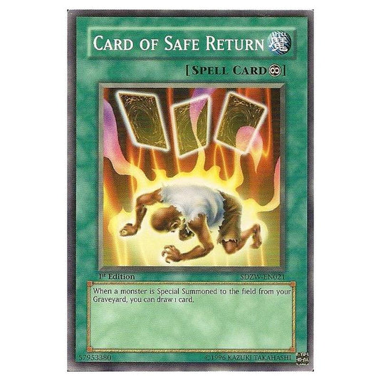 Yu-Gi-Oh! - Zombie World Structure Deck - Card of Safe Return (Common) SDZW-EN021
